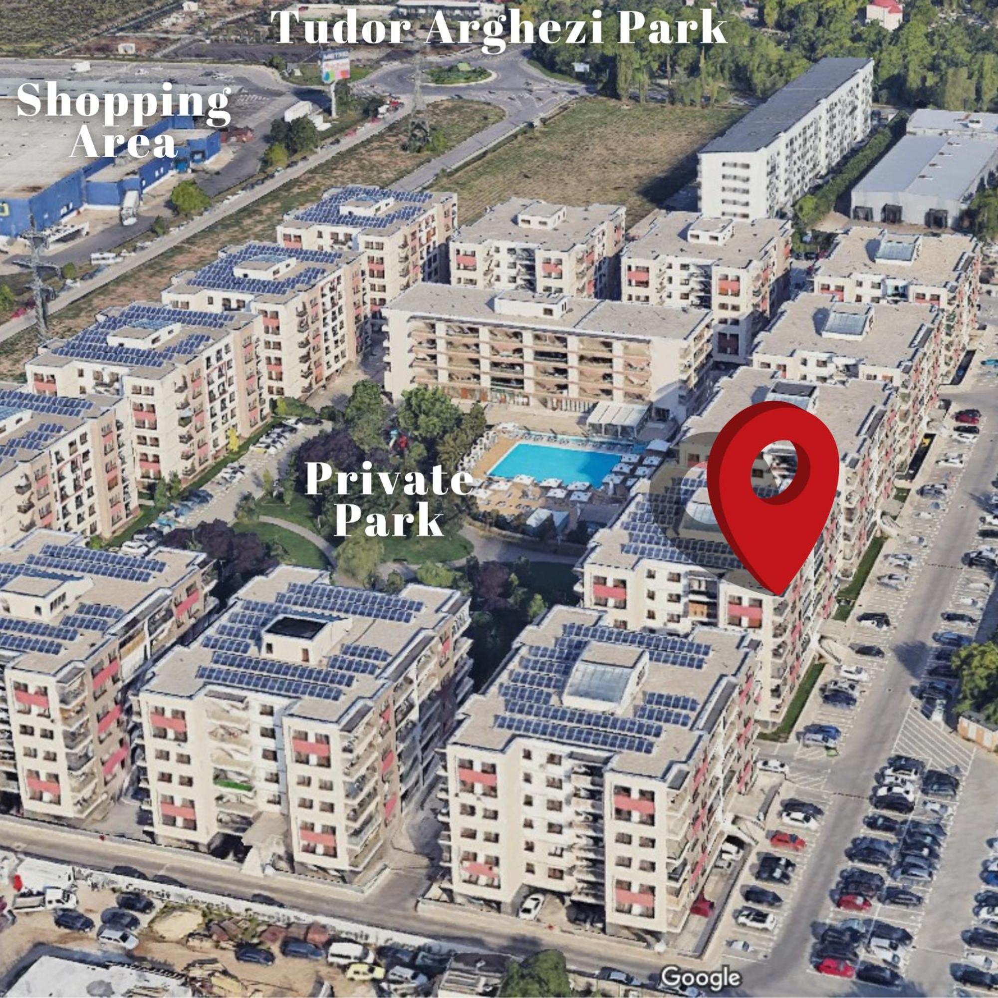 Apartment "Solar 48", Private Parking, One Bedroom Bucharest Luaran gambar